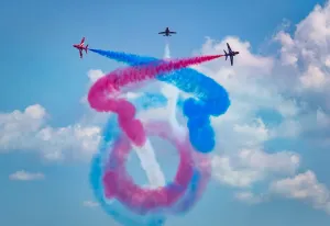 Immagini datate 2017: Red Arrows - Esercizio SPRINGHAWK
