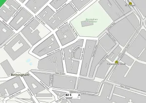 Birmingham B2 5 Map