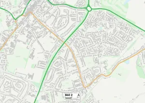 B - Birmingham Stampe: Bromsgrove B60 2 Mappa
