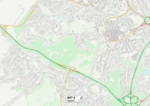 Redditch B97 4 Mappa