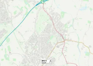 Solihull B93 9 Map