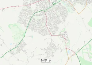 Bath, BA14 0: Vista aerea della città di Bath