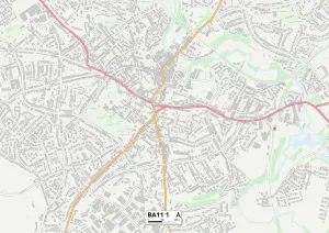 Mendip BA11 1 Mappa