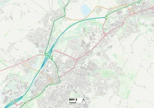 Pendle BB9 8 Map