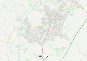 BB - Blackburn Stampe: Valle di Ribble BB7 2 Mappa.