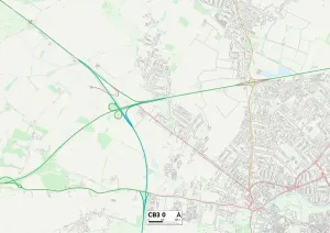 CB - Cambridge Stampe: Cambridge CB3 0 Map