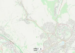 FC - Cardiff Stampe: Caerphilly CF83 2 Map