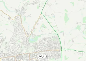 CM - Chelmsford Stampe: Braintree CM7 9 Mappa