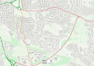 CV - Coventry Stampe: Coventry CV3 1 Mappa