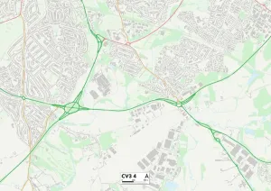 CV - Coventry Stampe: Coventry CV3 4 Mappa