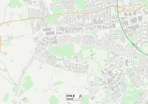 CV - Coventry Stampe: Coventry CV4 8 Map