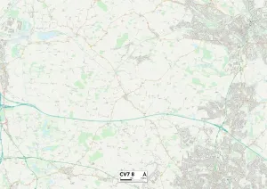 CV - Coventry Stampe: Coventry CV7 8 Mappa