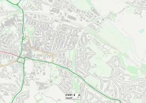 Rugby CV21 3 Map