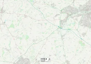 CV - Coventry Stampe: Warwick CV35 8 Map