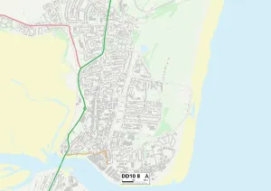 DD - Dundee Stampe: Angus DD10 8 Map
