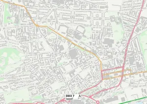 Dundee DD3 7 Mappa