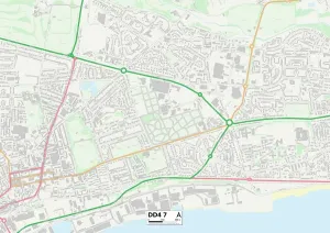 DD - Dundee Stampe: Dundee DD4 7 Mappa