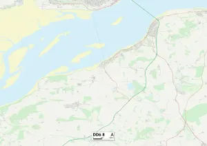 DD - Dundee Stampe: Fife DD6 8 Map
