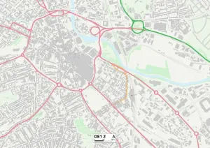 Derby DE1 2 Mappa
