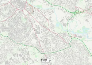 DE - Derby Stampe: Derby DE24 8 Map