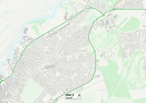 Doncaster DN2 5 Mappa