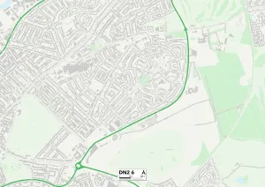DN - Doncaster Stampe: Doncaster DN2 6 Mappa