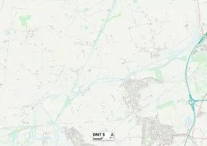 DN - Doncaster Stampe: Doncaster DN7 5 Mappa