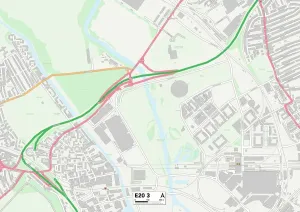 Stampa con cornice : Newham E20 3 Mappa Stampa con cornice : Newham E20 3 Mappa