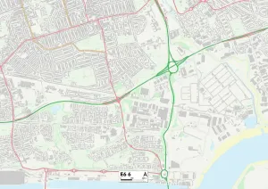 E - Londra E Stampe: Newham E6 6 Mappa