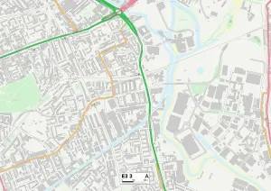 E - Londra E Stampe: Tower Hamlets E3 3 Map