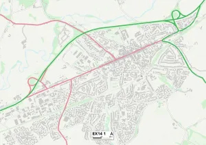 Essex EX14 1 Mappa