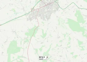 Exeter EX14 2 Mappa