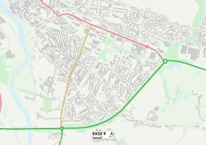 Exeter EX32 9 Mappa
