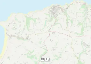 Exeter EX34 8 Mappa