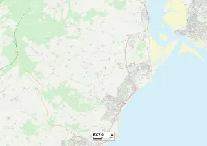 Exeter EX7 0 Mappa