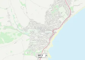 Exeter EX7 9 Mappa