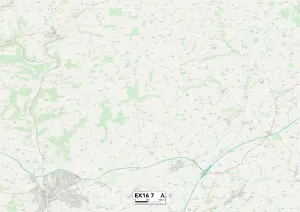 Mid Devon EX16 7 Map