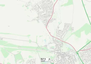 Cotswold GL7 2 Mappa