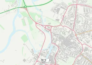 Gloucester GL1 2 Mappa