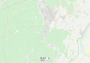 Gloucester GL14 2 Mappa