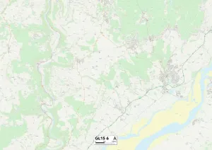 GL - Gloucester Stampe: Gloucester GL15 6 Mappa
