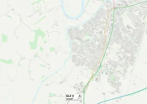 Gloucester GL2 4 Mappa