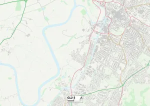 GL - Gloucester Stampe: Gloucester GL2 5 Mappa
