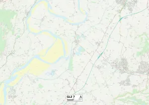GL - Gloucester Stampe: Gloucester GL2 7 Mappa