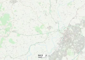 GL - Gloucester Stampe: Gloucester GL2 8 Map