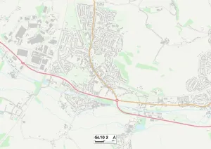 Stroud GL10 2 Mappa