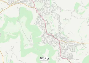 Stroud GL11 4 Mappa