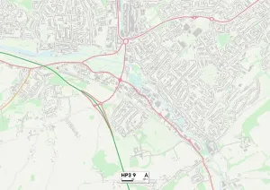 Dacorum HP3 9 Map