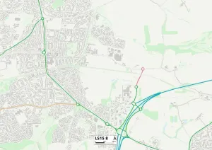 LS - Leeds Stampe: Leeds LS15 8 Map