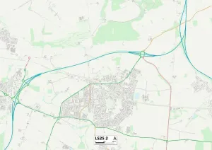 LS - Leeds Stampe: Leeds LS25 2 Map